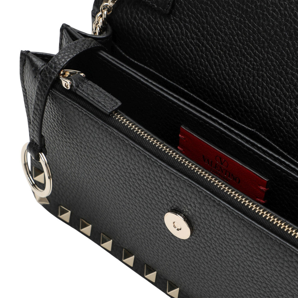Black Rockstud Studded Wallet 3