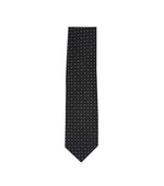 Black Geometric Print Tie 1