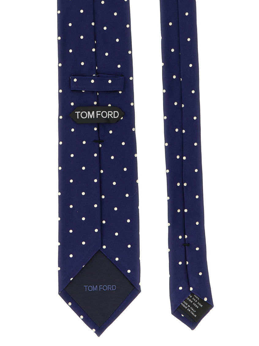 Blue Polka Dot Tie 5