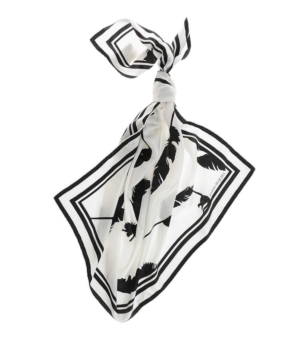 BlackWhite Graphic Scarf 2