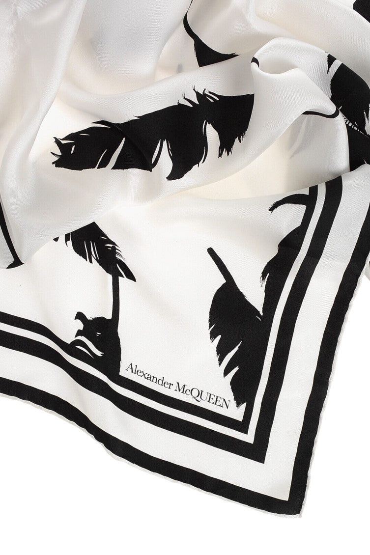 BlackWhite Graphic Scarf 3