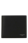 Black Textured Billfold Wallet 1