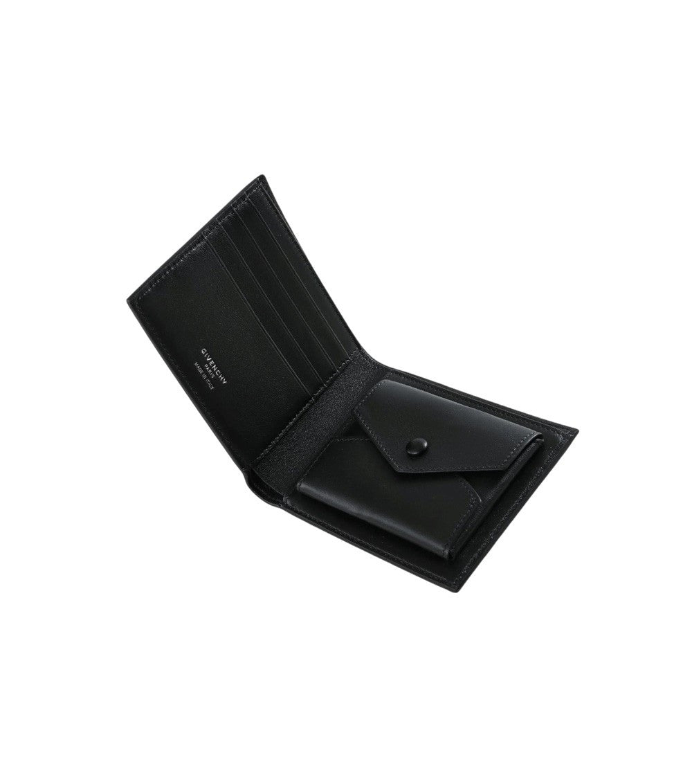 Black Textured Billfold Wallet 4