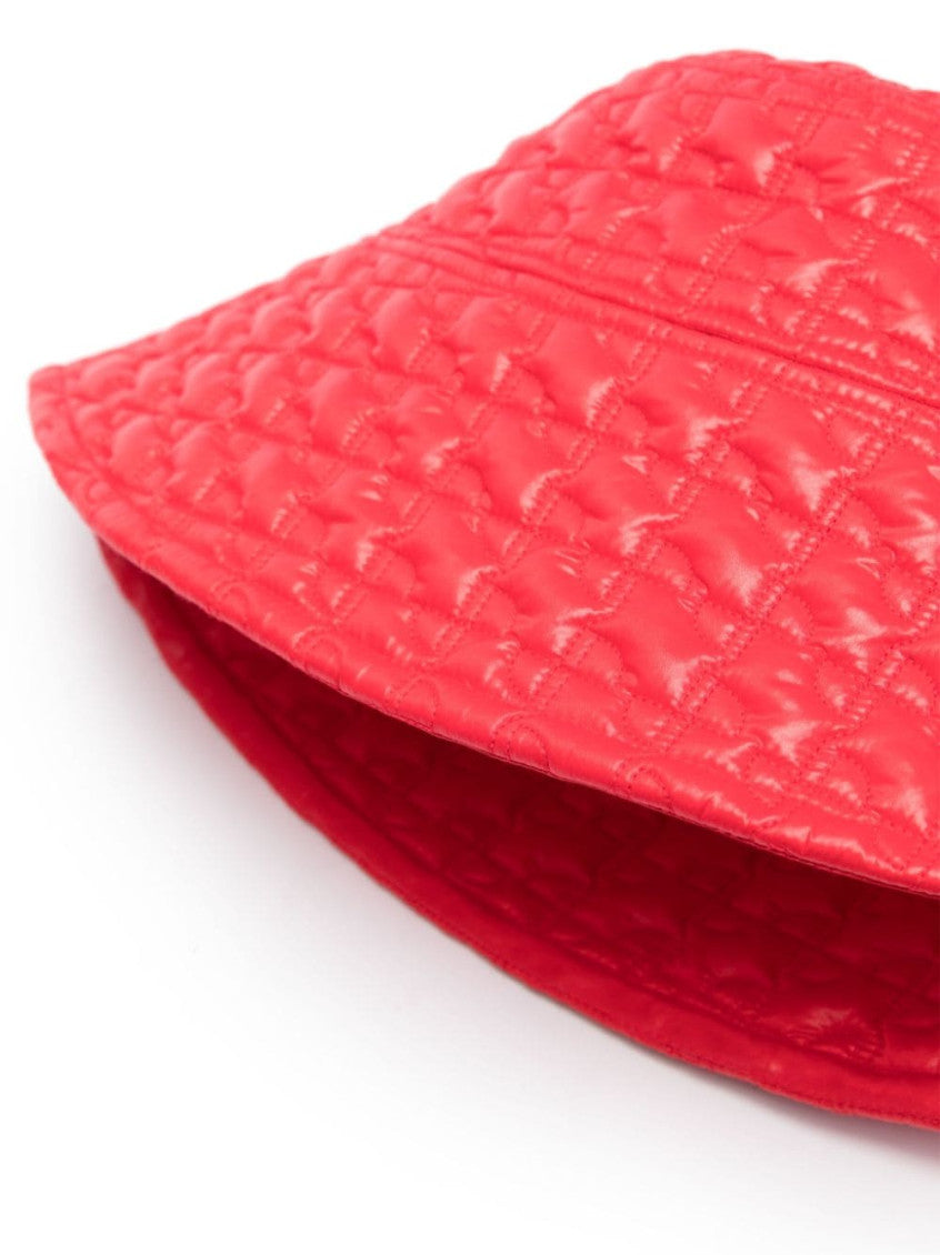 Red Embroidered Logo Bucket Hat 2