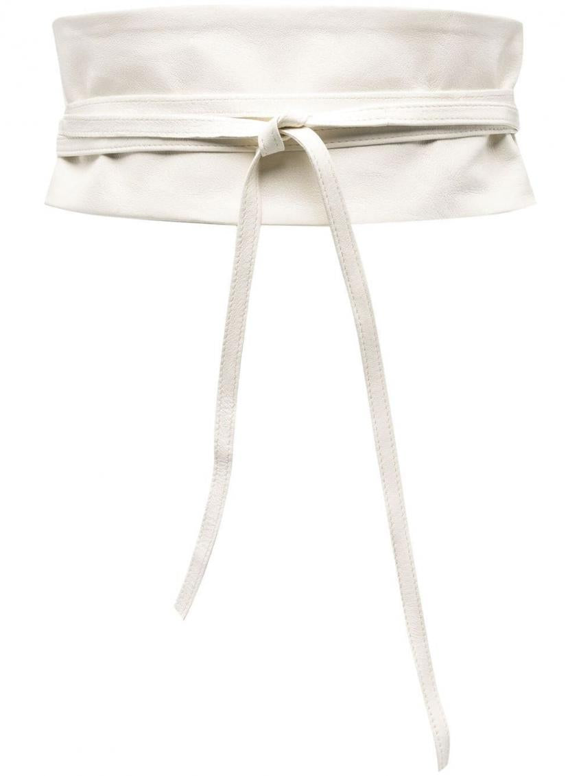 Wite Geisha Tie-fastening Leather Belt 1