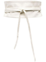 Wite Geisha Tie-fastening Leather Belt 1