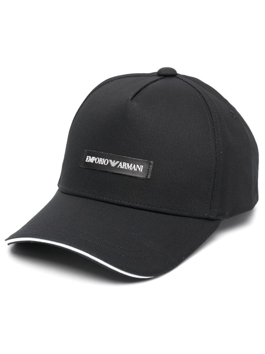 Black Logo Baseball Cap 1