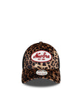 Brown Animal Print Baseball Hat 1