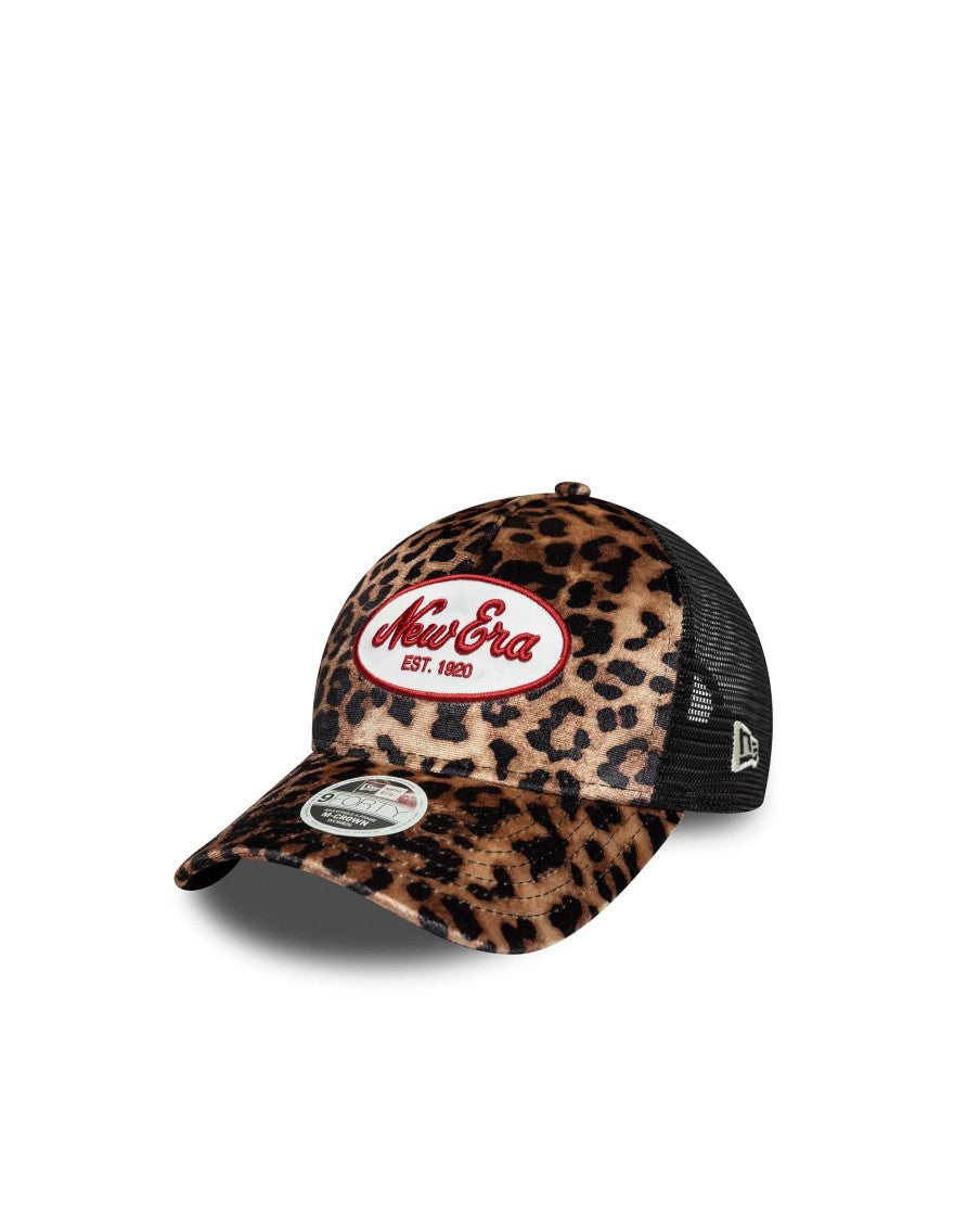 Brown Animal Print Baseball Hat 2