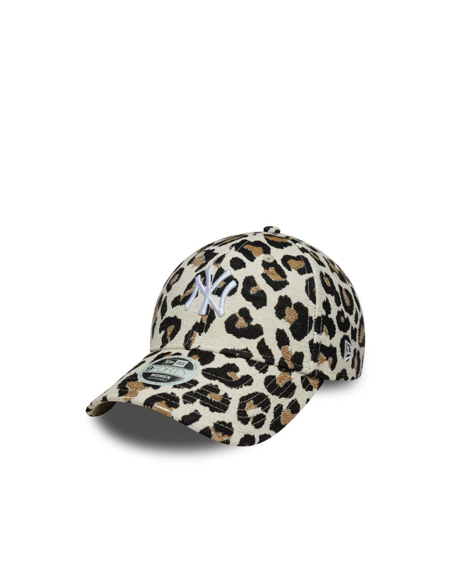 Light Beige Animal Print Baseball Hat 2