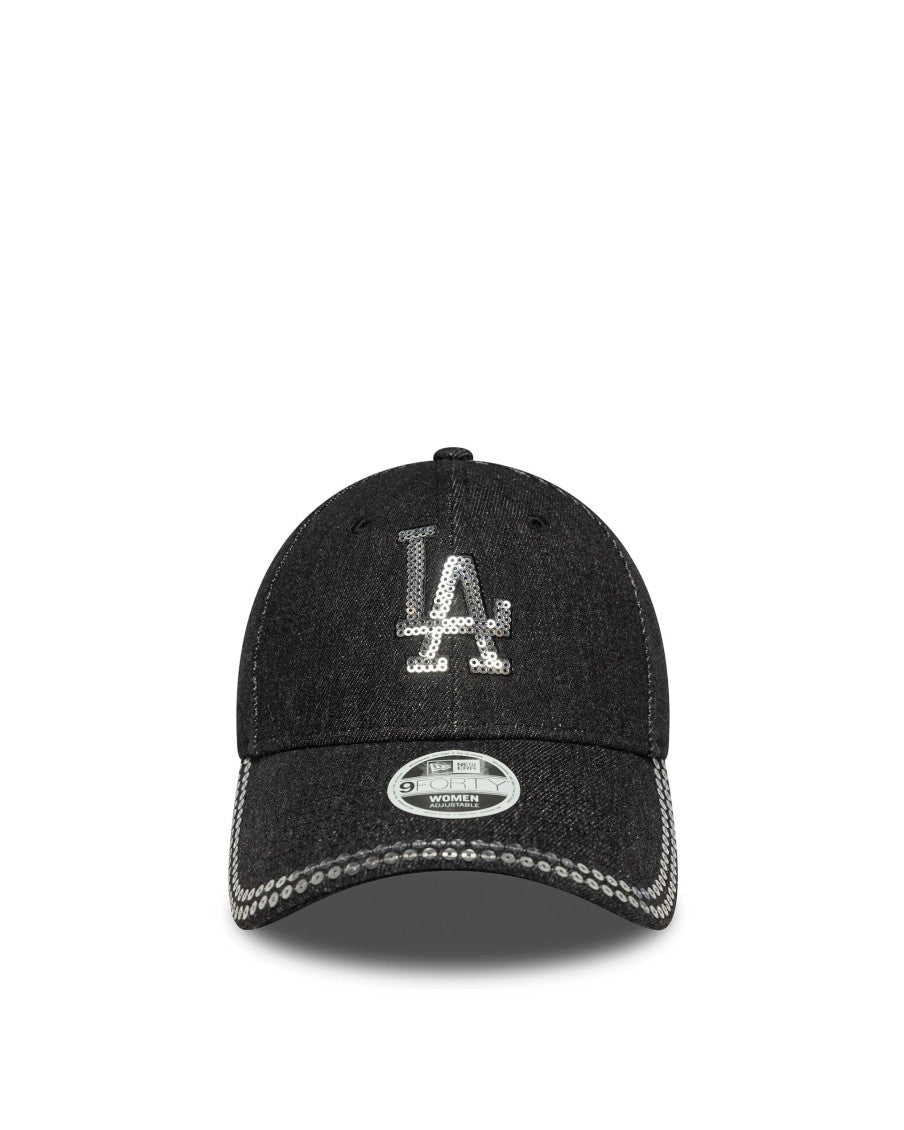 Black 9FORTY Logo Baseball Hat 1