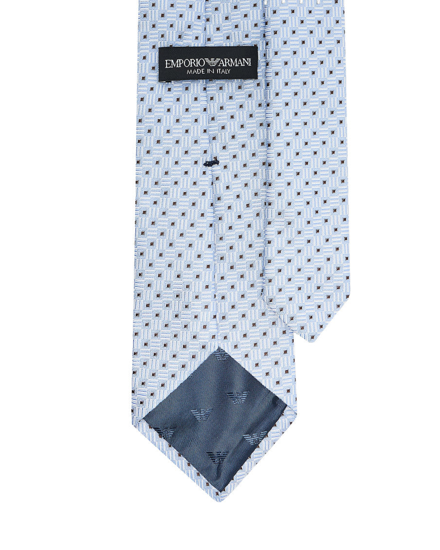 Blue Geometric Pattern Tie 2