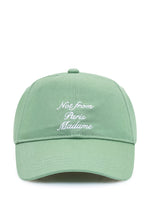 Green Embroidered Logo Baseball Hat 1