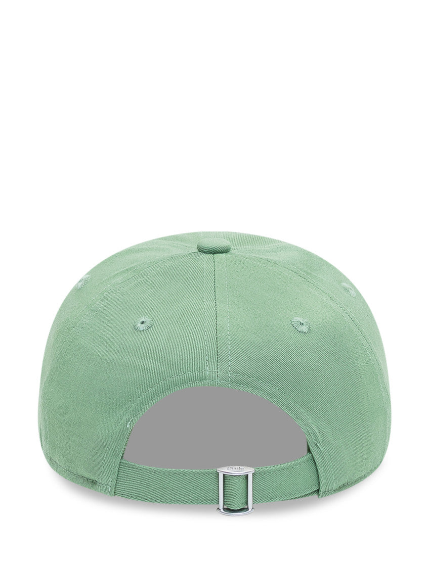 Green Embroidered Logo Baseball Hat 3