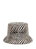 Black Woven Bucket Hat 1
