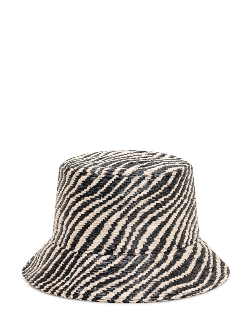 Black Woven Bucket Hat 3
