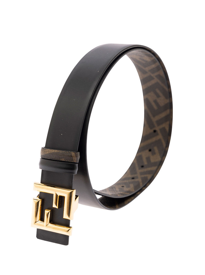 Black FF Logo Reversible Belt 3