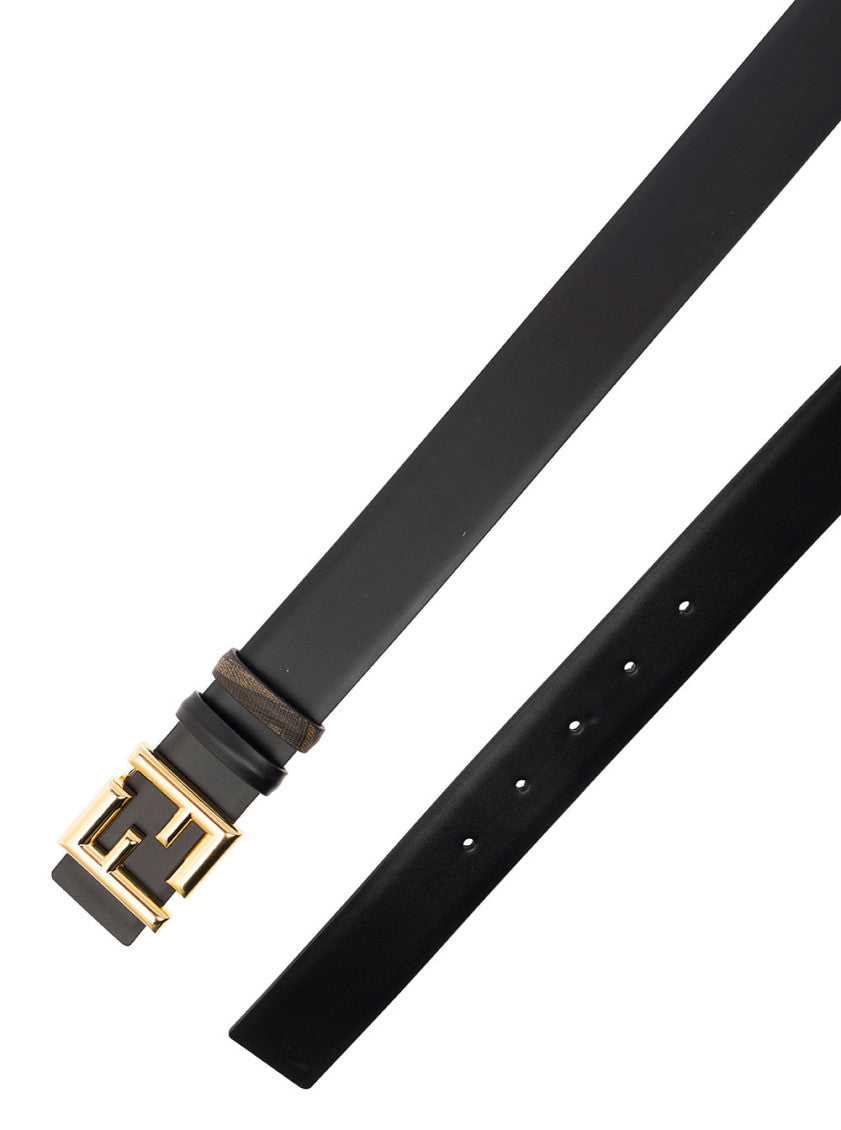 Black FF Logo Reversible Belt 4