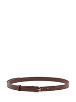 Burgundy Solid Buckle Belt 1
