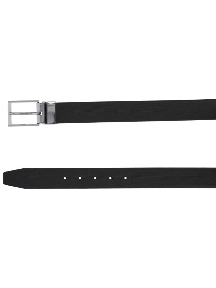 Black Textured Cut To Size Belt 3