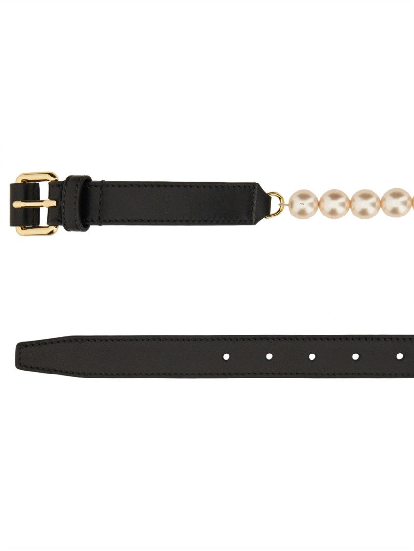 Black Embellished Buckle Belt 3