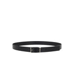 Black Solid Buckle Belt 1