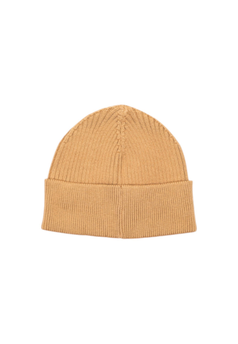 Brown Logo Knitted Beanie Hat 2
