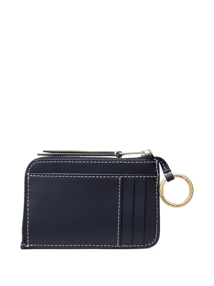 Blue Logo Zip Wallet 2