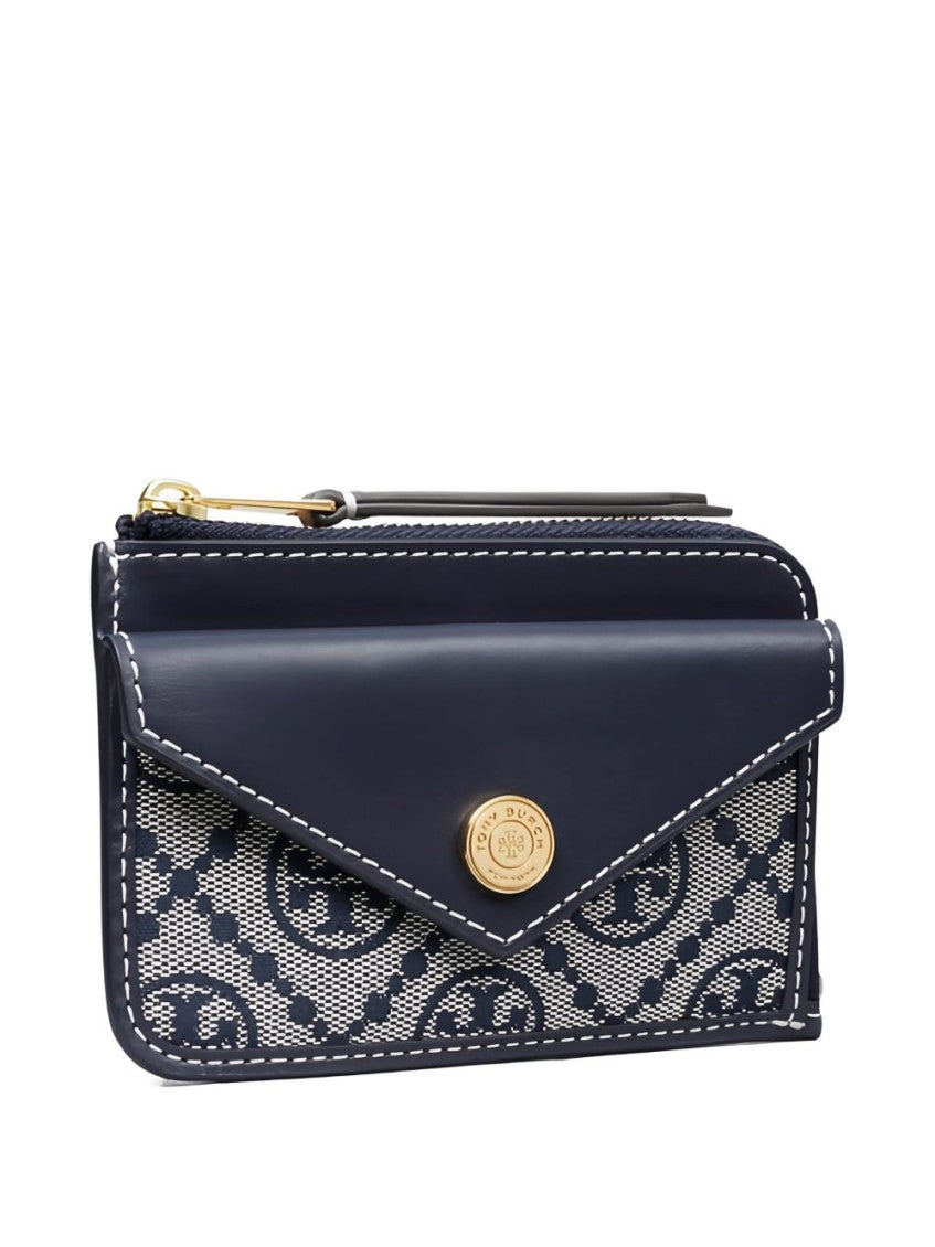 Blue Logo Zip Wallet 3