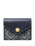 Blue Logo Trifold Wallet 1
