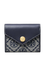 Blue Logo Trifold Wallet 1