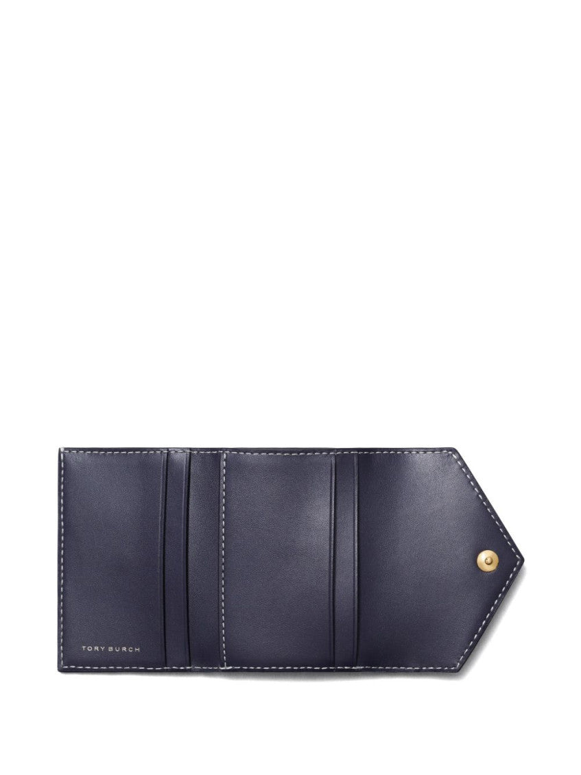 Blue Logo Trifold Wallet 3