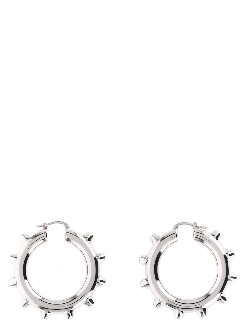 Silver Hoop Earrings 1
