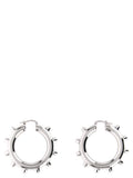 Silver Hoop Earrings 1