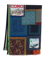 Multicolor Patchwork Paisley Scarf 1