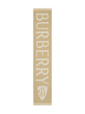 Beige Logo Wool Scarf 1