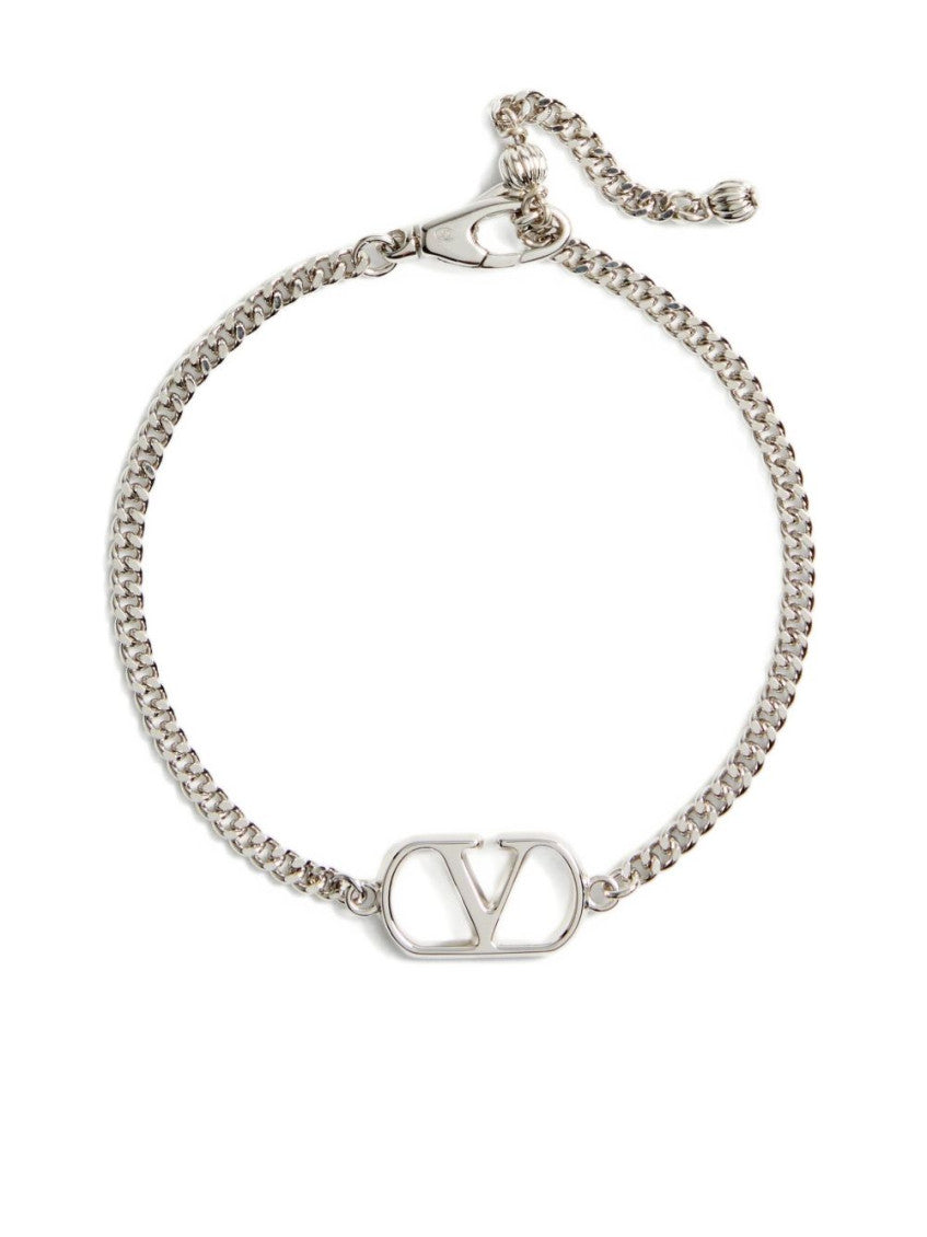 Silver VLogo Signature bracelet 1