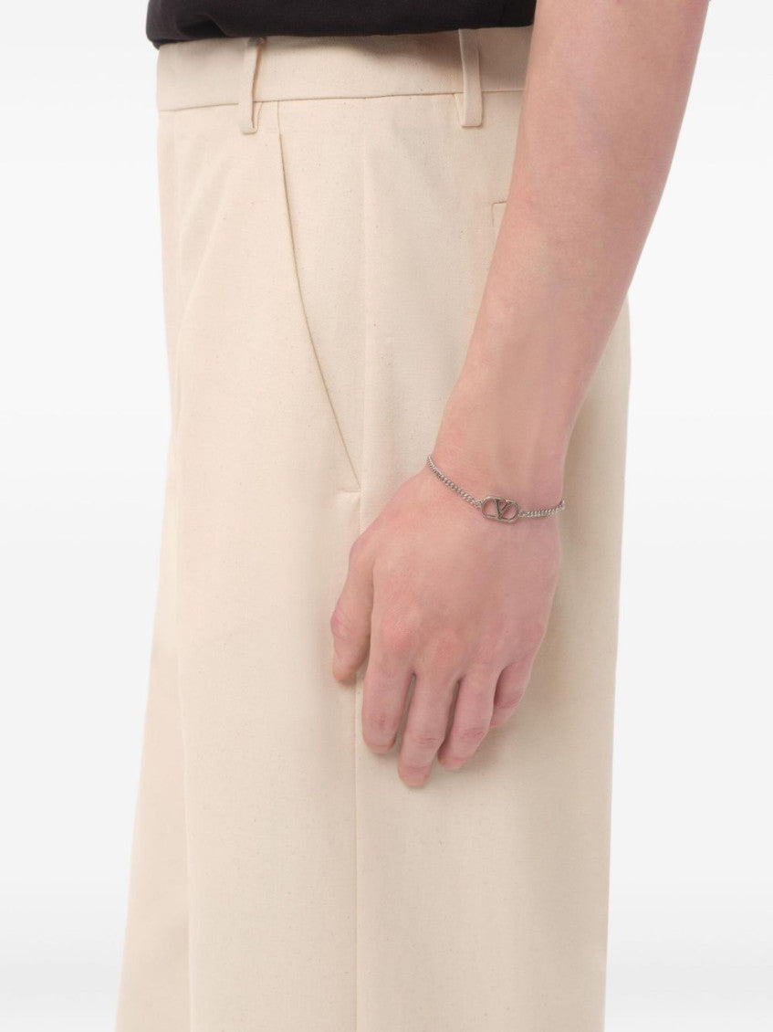 Silver VLogo Signature bracelet 3