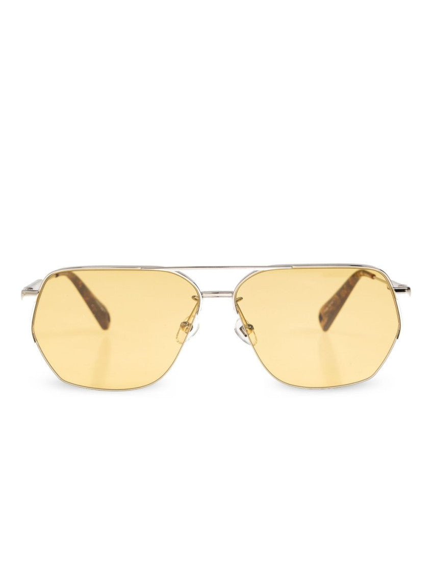 Silver Geometric Sunglasses 1