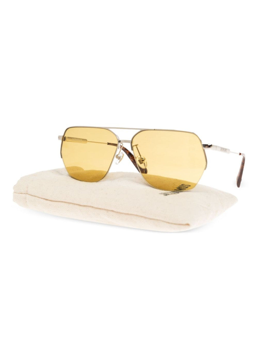 Silver Geometric Sunglasses 2