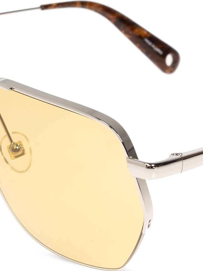 Silver Geometric Sunglasses 3