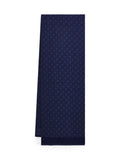 Blue Gancini Logo Scarf 1