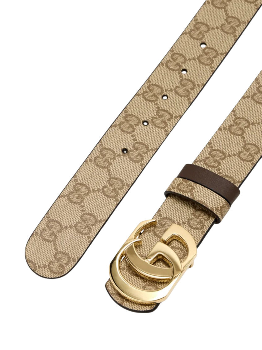 Beige GG Logo Belt 3