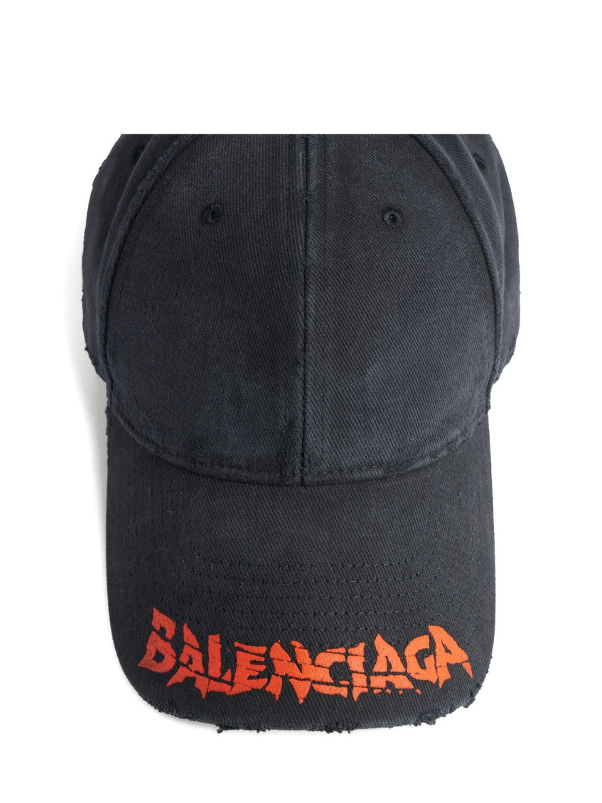 Black Logo Baseball Cap 4