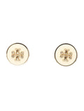 Golden Logo Stud Earrings 1