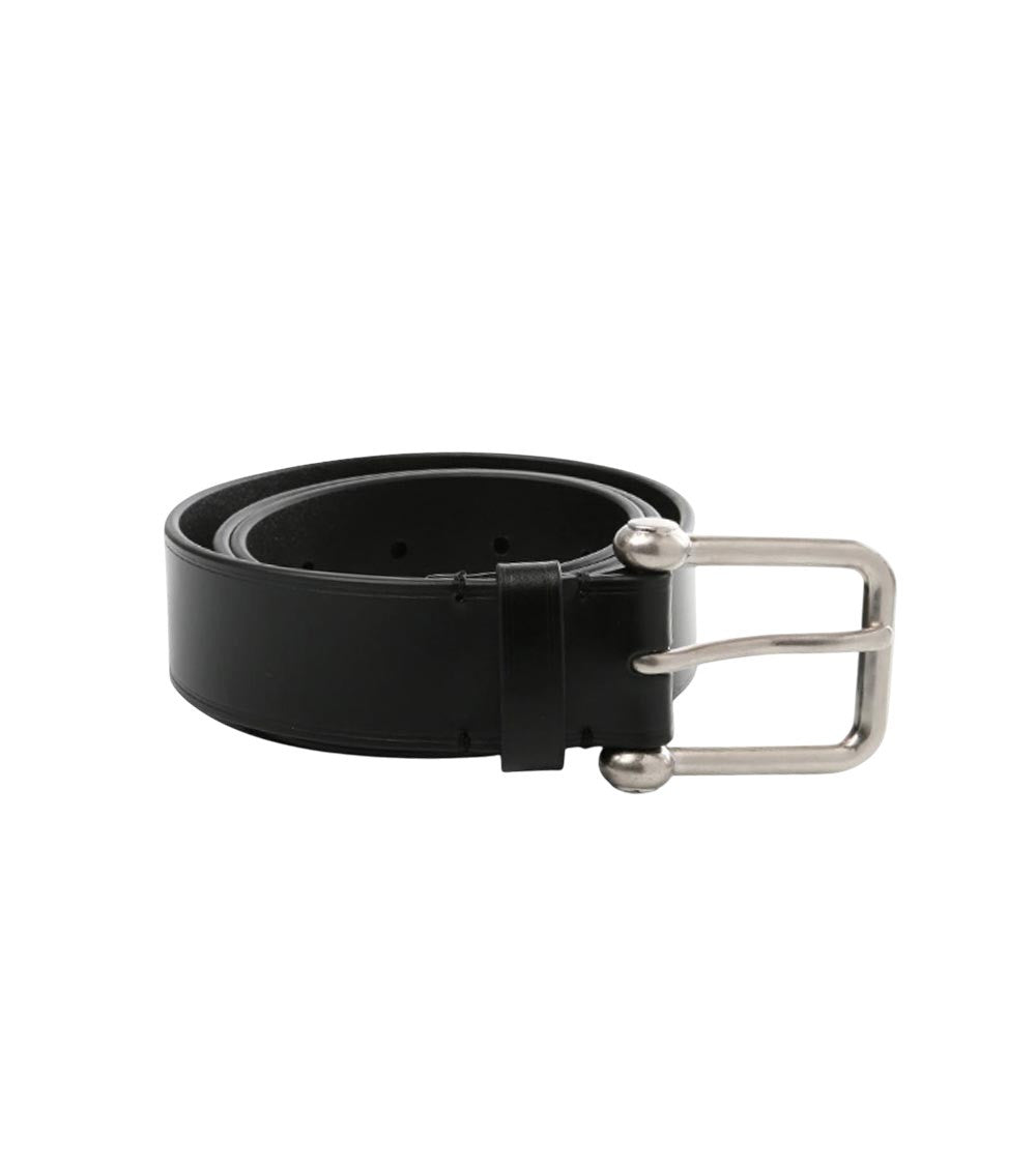 Black Solid Adjustable Belt 3