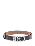 Black Solid Reversible Belt 1