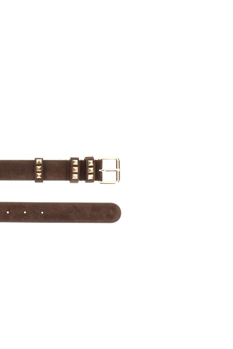 Brown Studded Buckle Belt 2