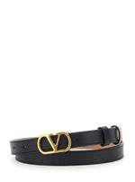 Black VLogo Reversible Belt 1