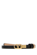 Black VLogo Reversible Belt 1